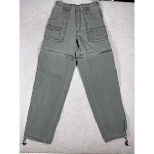 RedHead Convertible Cargo Pants Mens 32x33 Green Good Zip Off Utility Gorpcore
